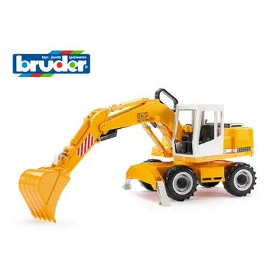 MIKRO TRADING - Bruder Liebherr kotrógép 39cm szabadonfutó dobozban