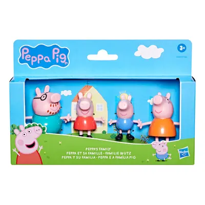 HASBRO - Malac Peppa pig család, 4 figura készlet, vegyes