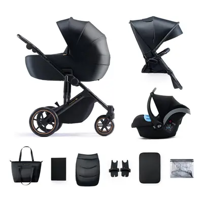 KINDERKRAFT - SELECT Kombinált babakocsi 3 az 1-ben Prime 2 Venezian Black, Premium