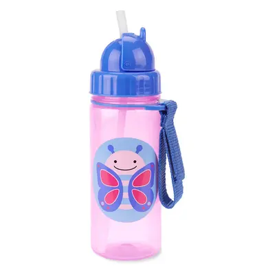 SKIP HOP - Zoo bögre szívószállal PVC és BPA mentes PP szívószál Butterfly 12 m+