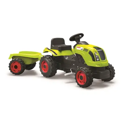 SMOBY - CLAAS zöld pedálos traktor teherautóval