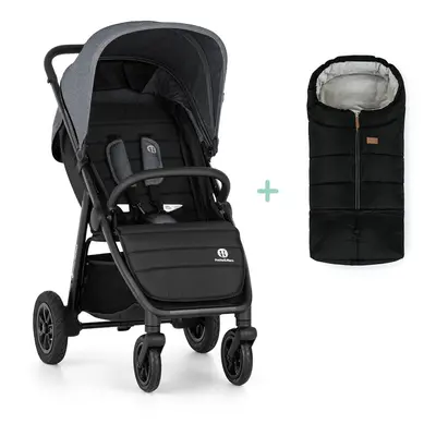 PETITE&MARS - Sport babakocsi Airwalk2 Ultimate Grey + lábzsák Jibot INGYENES