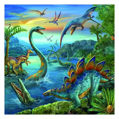 RAVENSBURGER - Fascination - Dinoszauruszok 3x49 darab