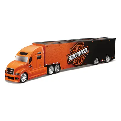 MAISTO - Harley-Davidson Haulers, fekete-narancssárga, 1:64