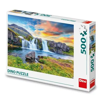 DINO - Izlandi Vízesés 500 Puzzle Fsc