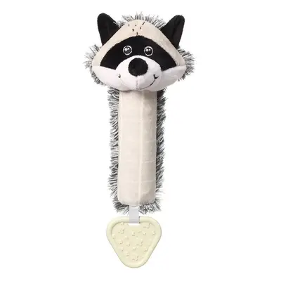 BABYONO - Nyikorgó játék rágójátékkal Rocky Raccoon 25x11 cm