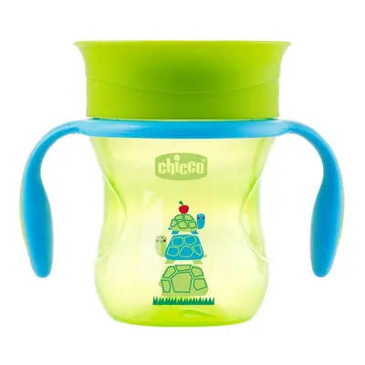 CHICCO - Chicco 360 fogantyúval 200 ml, zöld 12m+