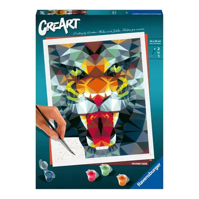 RAVENSBURGER - Creart polygon tigris