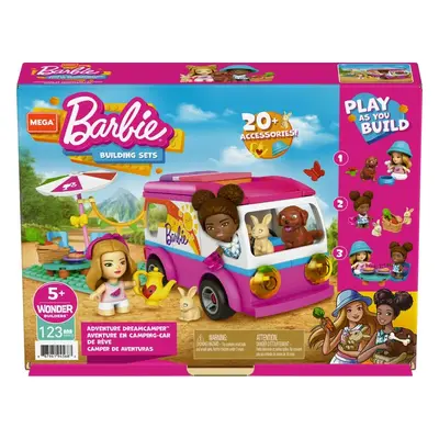 MATTEL - Mega Construx Barbie kalandos lakókocsi álomkamion