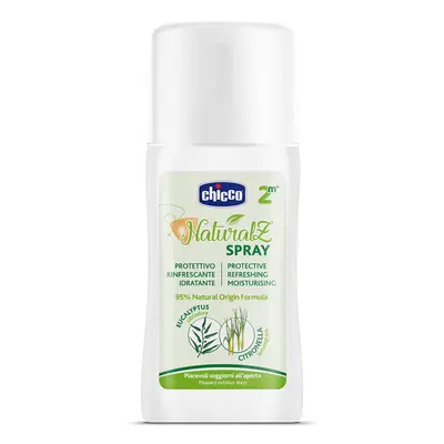 CHICCO - Védő és frissítő szúnyogpermet 95%-ban természetes összetevőkből 100 ml, 2m+