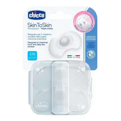 CHICCO - SkinToSkin mellbimbóvédő szilikon 2 db, S/M