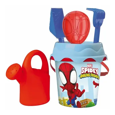 SMOBY - Spidey vödör bögrével és tartozékokkal, közepes