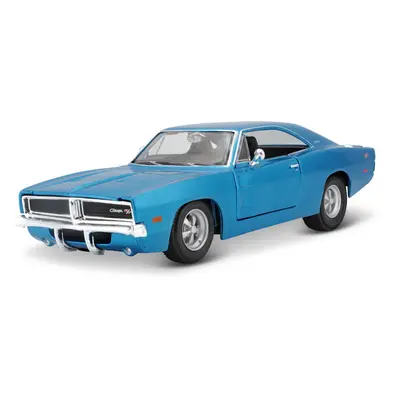 MAISTO - 1969 Dodge Charger R/T, metal kék, 1:25