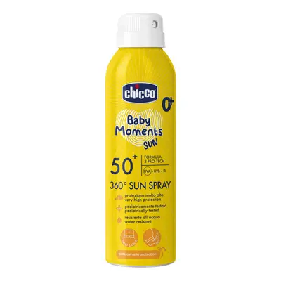 CHICCO - Gyermekeknek való 360 fokban permetezhető naptej SPF50+ 150ml