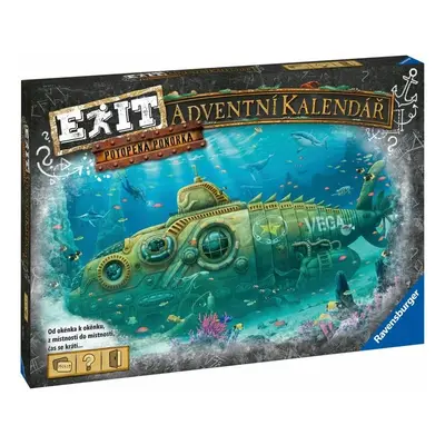 RAVENSBURGER - EXIT Adventný kalendár Ponorka - česká verzia