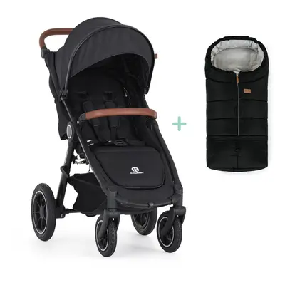 PETITE&MARS - Sport babakocsi Street2 Air Oak Perfect Black + lábzsák Jibot INGYENES