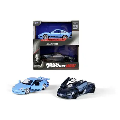 JADA - Gyors és dühös Twin Pack Brian Porsche 996 GT3 RS és Shaw McLaren, 1:32 Wave 1/2