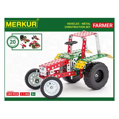 MERKUR - Farmer szett, 341 részes, 20 modell