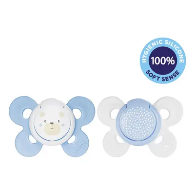 CHICCO - Physio Comfort szilikon cumi fiúnak - macco/nyugtató 2 db, 0-6 m