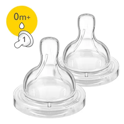 PHILIPS AVENT - SCF631/27 Classic szilikon etetőcumi 1 lyukú, 0 hó +