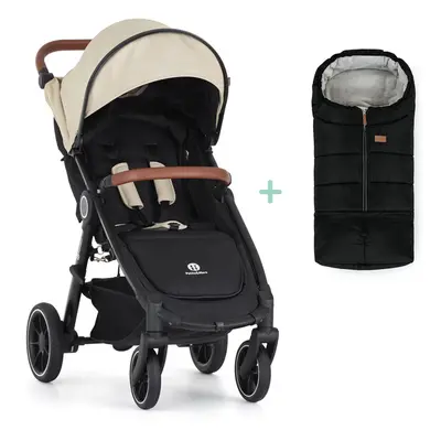 PETITE&MARS - Sport babakocsi Street2 RWS Oak Sahara Beige + lábzsák Jibot INGYENES