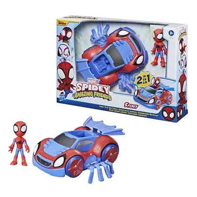 HASBRO - Spidey Amazing Friends figura járművel