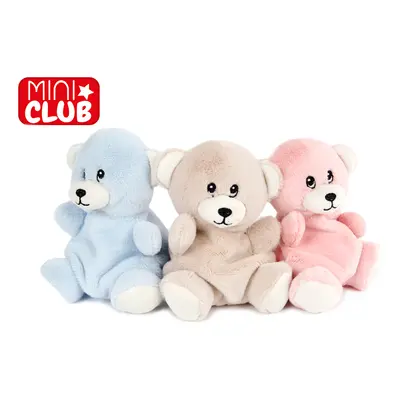 MIKRO TRADING - Mini Club medveď plyšový 15cm 3farby 0m+