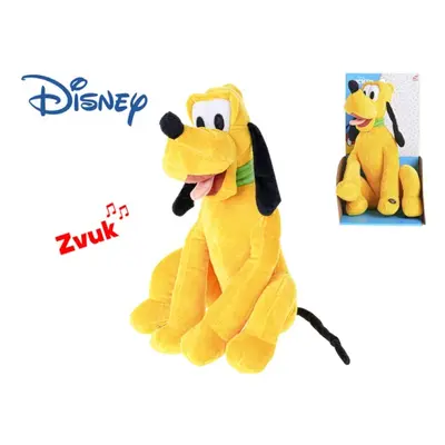 MIKRO TRADING - Disney Pluto plüss 30 cm-es, elemmel és hanggal 12m+