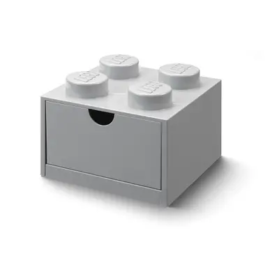 LEGO STORAGE - asztali doboz 4 fiókkal - szürke