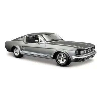 MAISTO - 1967 Ford Mustang GT, metál szürke, 1:24