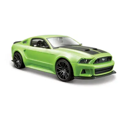 MAISTO - 2014 Ford Mustang Street Racer, matt zöld, 1:24