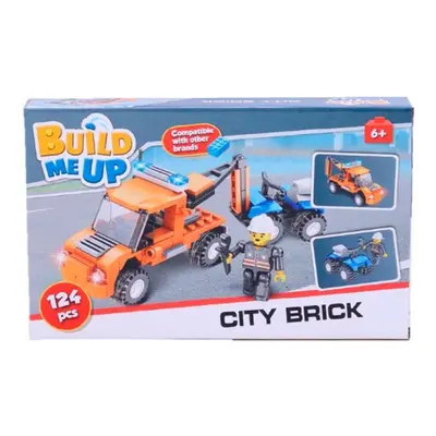 MIKRO TRADING - BuildMeUP építőkészletek - City brick 124db dobozban