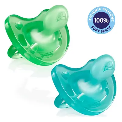 CHICCO - Physio Soft All-Silicone cumizó fiú 2 db, 6-16m