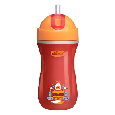 CHICCO - Chicco Sports termo bögre szívószállal 266 ml, piros 14m+