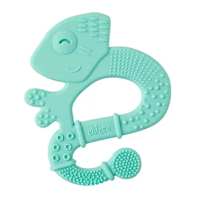 CHICCO - Szuper puha szilikon fogószalag Chameleon kék 2m+