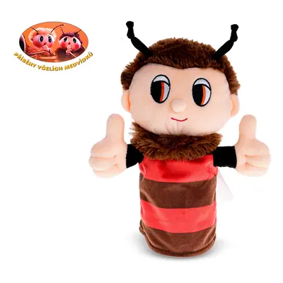 MIKRO TRADING - Bee Bears Tales Grumpy - plüss báb 24cm 0m+ táskában