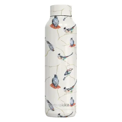 QUOKKA - Rozsdamentes termosz Solid Birds 630 ml