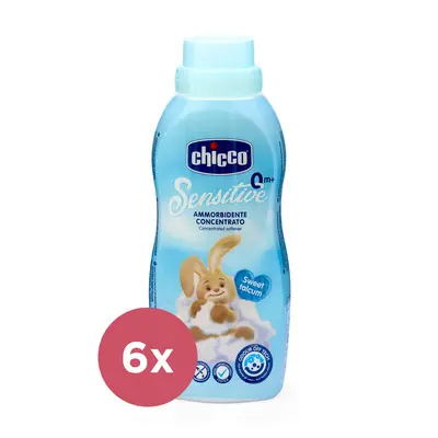 CHICCO - 6x Koncentrált lágyítószer Sweet Powder 750 ml