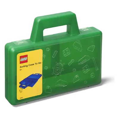 LEGO STORAGE - tároló doboz TO-GO - zöld