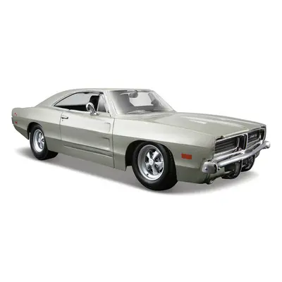 MAISTO - 1969 Dodge Charger R/T, ezüst, 1:25