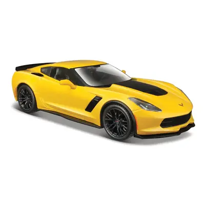 MAISTO - 2015 Corvette Z06, sárga, 1:24