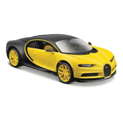 MAISTO - Bugatti Chiron, sárga/fekete, 1:24