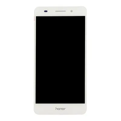 Huawei Y6 II kompatibilis LCD modul, OEM jellegű, fehér, Grade S+