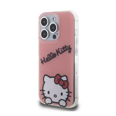 Hello Kitty IML Daydreaming Logo Apple iPhone 15 Pro hátlap tok, rózsaszín