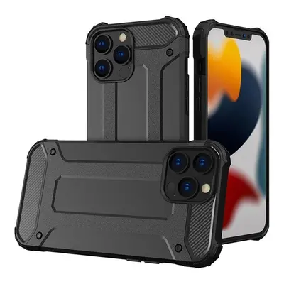 Forcell Armor hátlap tok, Apple iPhone 14 Pro Max, fekete