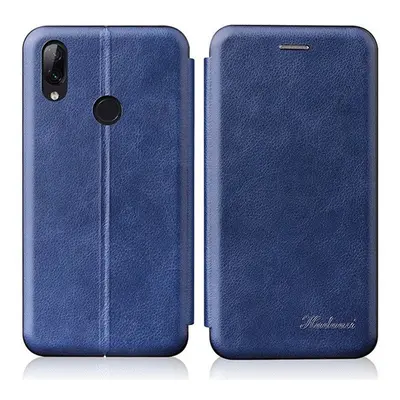 Huawei P40, oldalra nyíló tok, kék