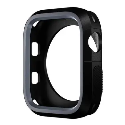 Phoner Twin Apple Watch szilikon tok, 41mm, fekete/szürke