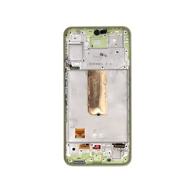 Samsung A546B Galaxy A54 5G kompatibilis LCD kijelző + érintő, kerettel, lime