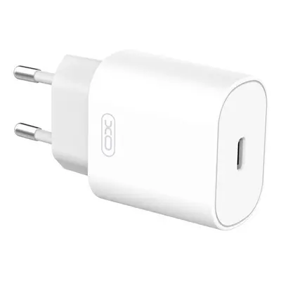 XO L91 hálózati gyorstöltő adapter Type-C, 25W, fehér