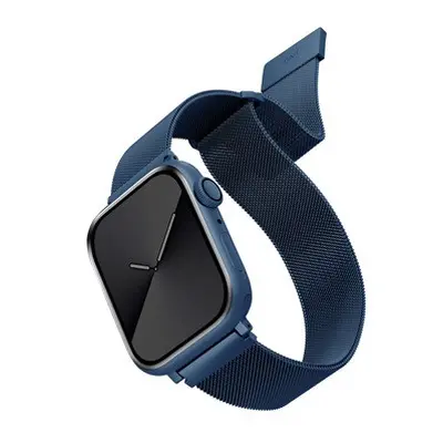 Uniq Dante Apple Watch 42/44/45/49mm fém szíj, kék